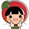 Ang Ku Kueh Girl Stickers