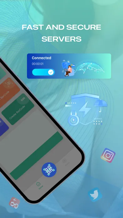 Ảnh chụp màn hình của Proxy net& QR Code