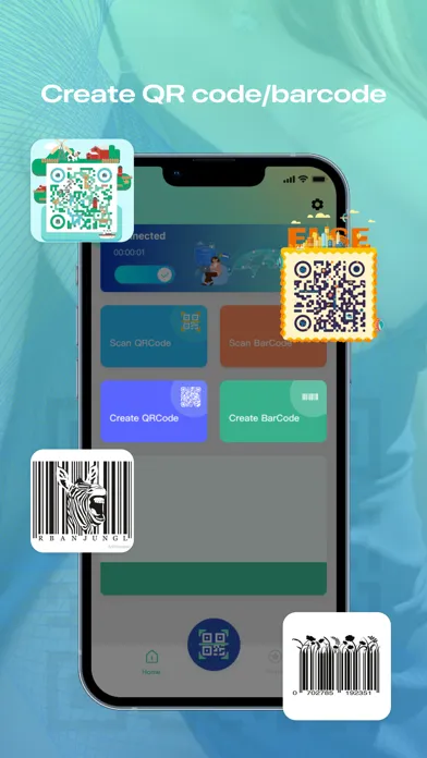 Ảnh chụp màn hình của Proxy net& QR Code