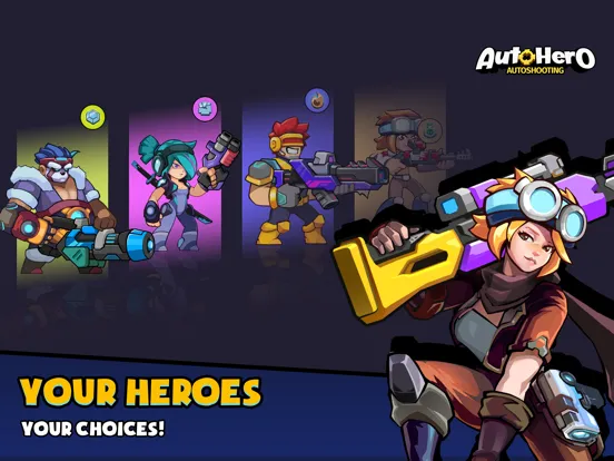 Auto Hero: AutoFire platformer iPad  স্ক্রিনশট