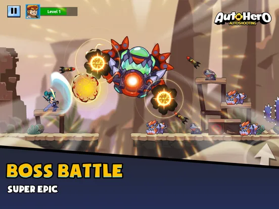 Auto Hero: AutoFire platformer iPad  স্ক্রিনশট
