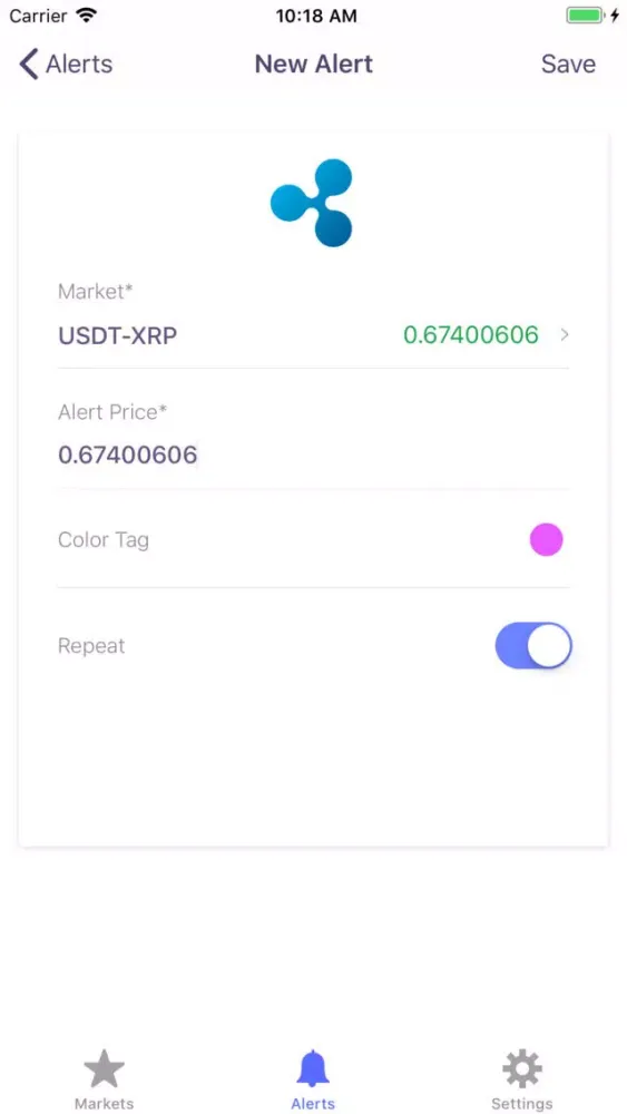 ภาพหน้าจอของ Bittrify Crypto Trader Tool