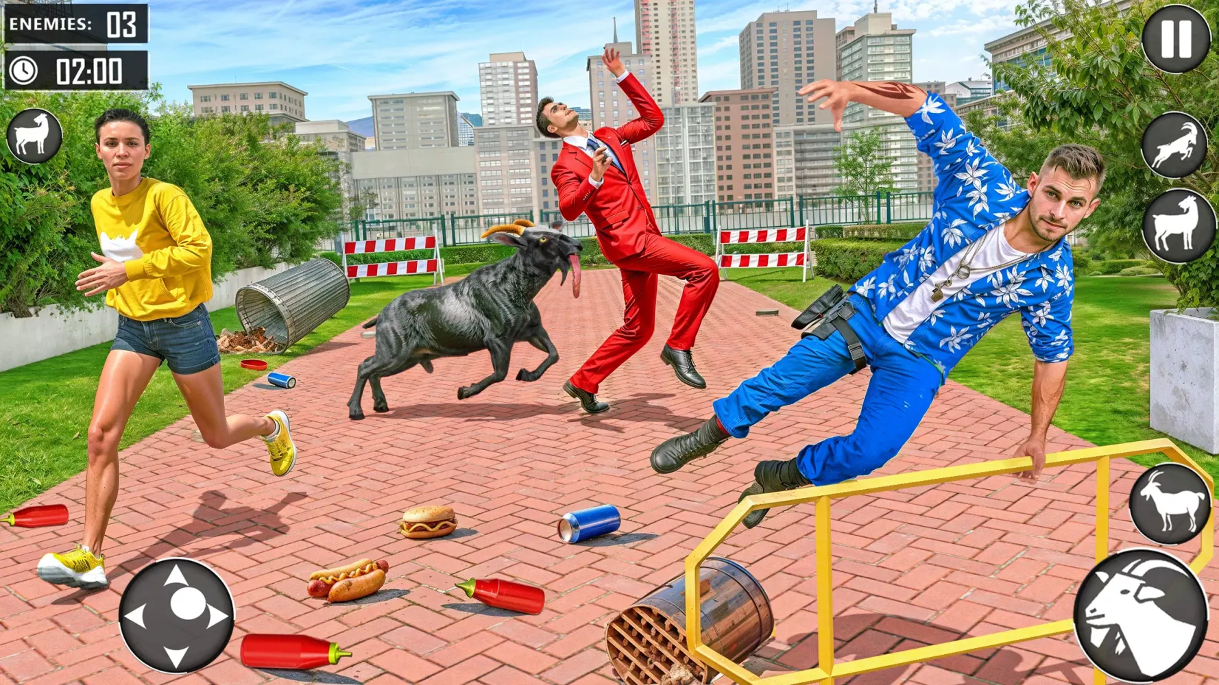 Angry Goat Fun City Adventure应用截图