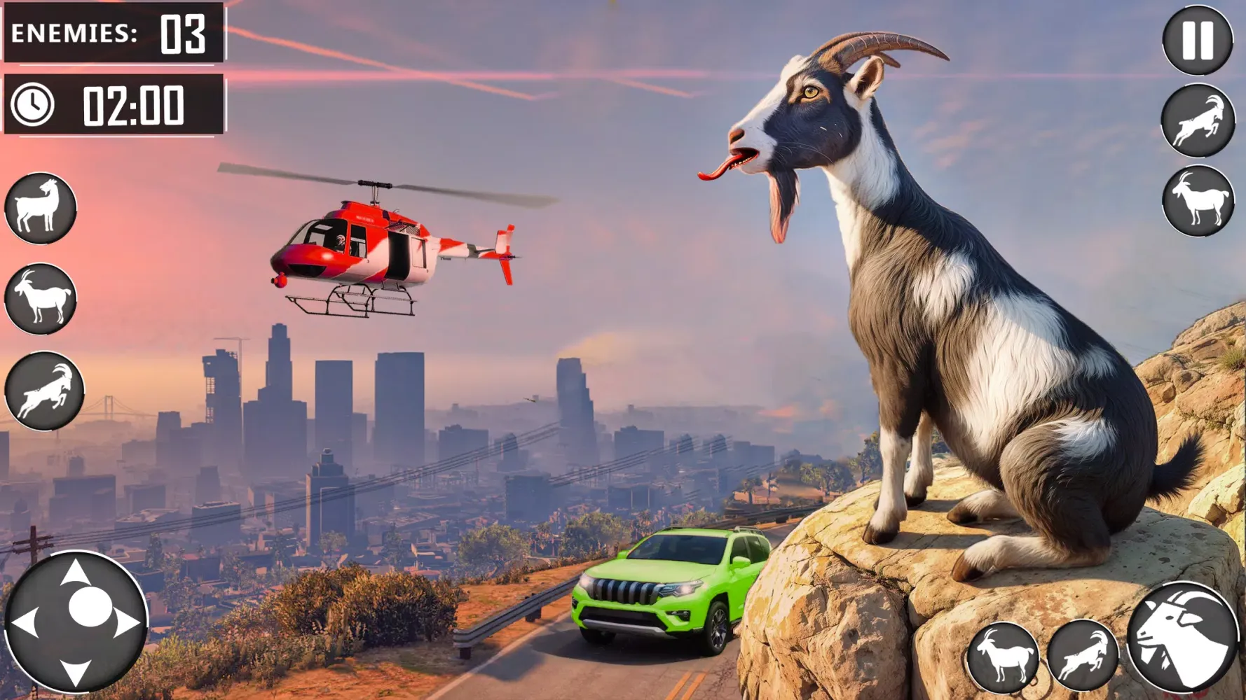 Angry Goat Fun City Adventure应用截图