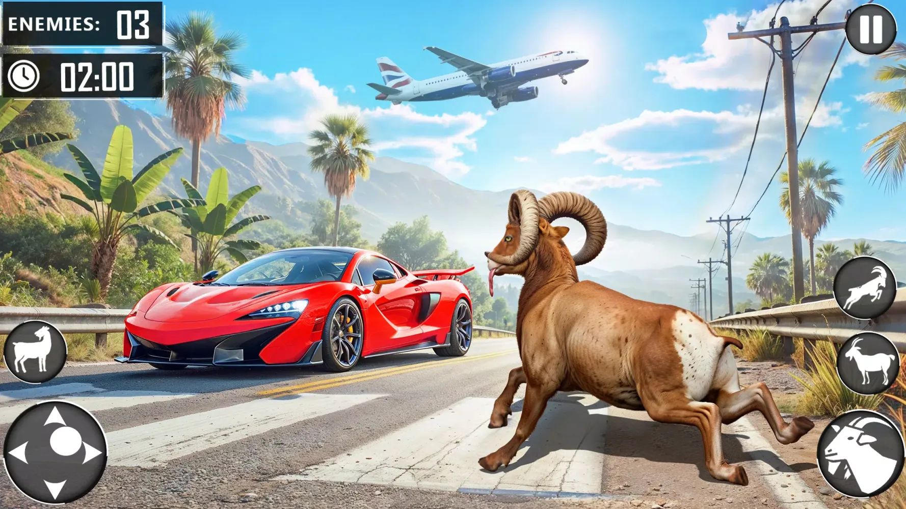 Angry Goat Fun City Adventure应用截图