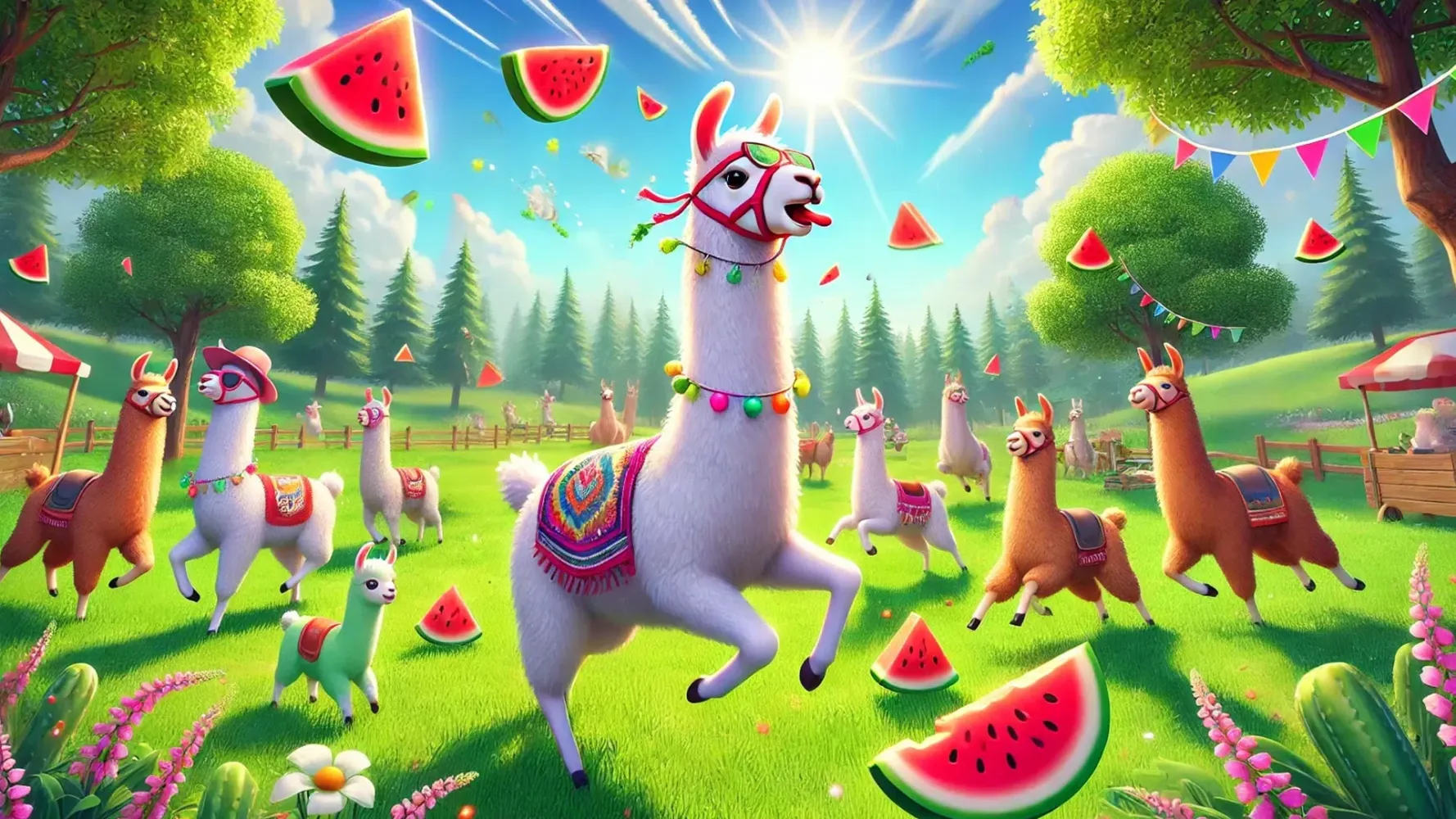 Screenshot di Wild Llama Life Simulator