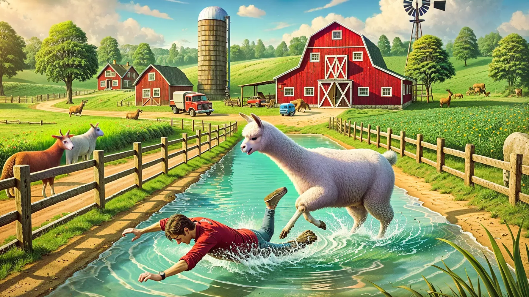 Screenshot di Wild Llama Life Simulator