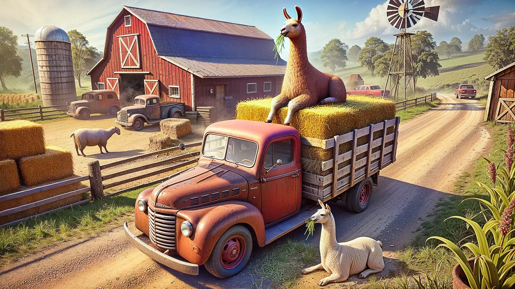 Screenshot di Wild Llama Life Simulator