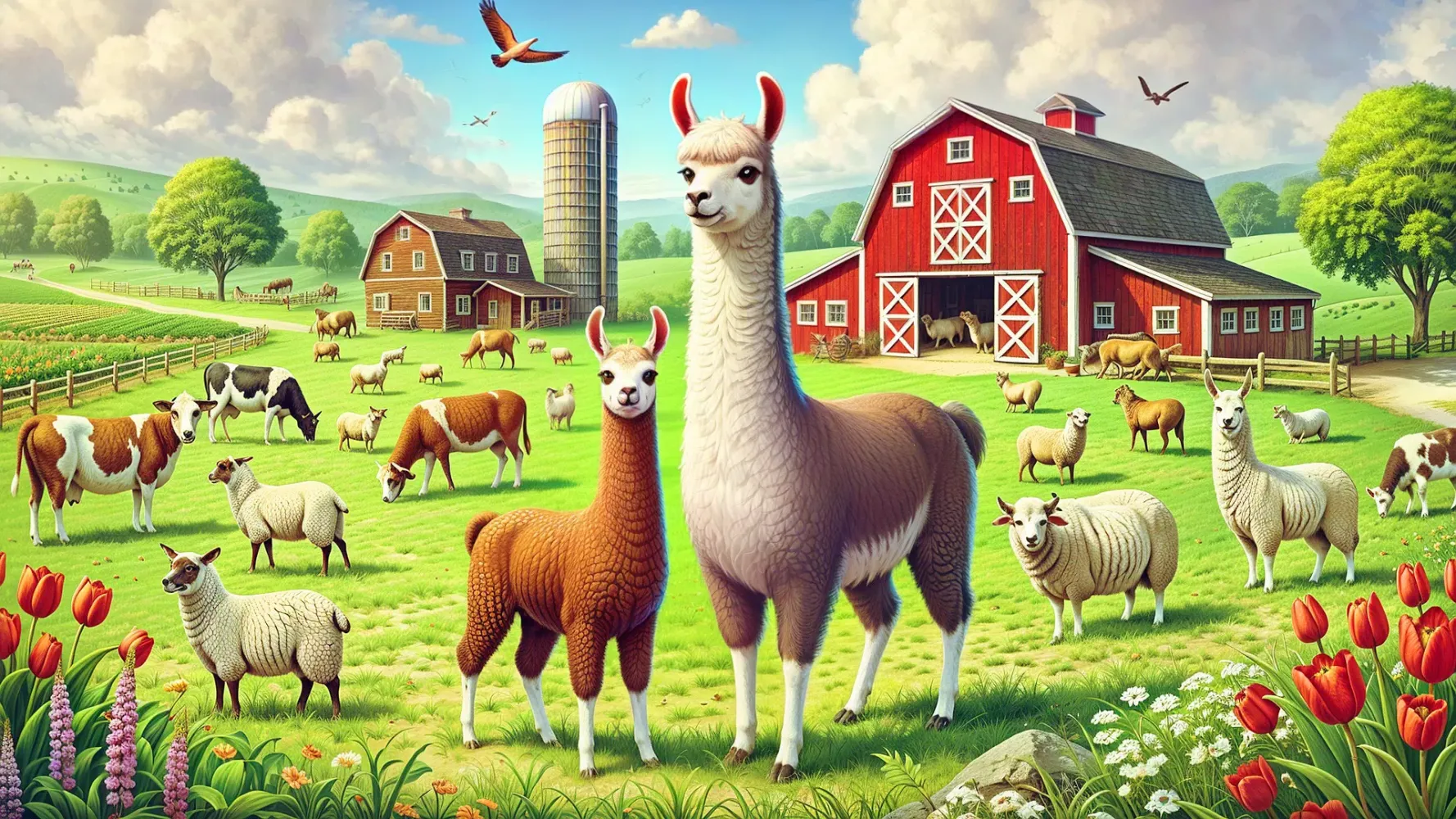 Screenshot di Wild Llama Life Simulator