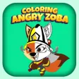 Angry Zoba Coloring Angry Zoba Coloring