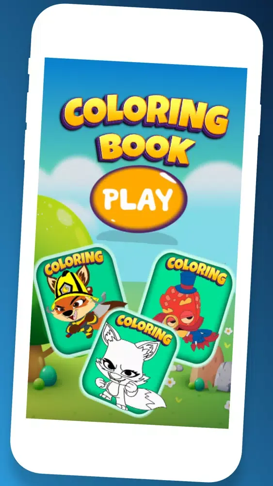 Tangkapan skrin Angry Zoba Coloring