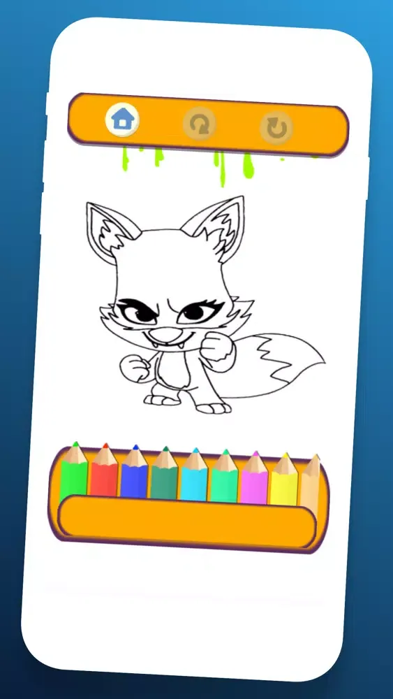 Tangkapan skrin Angry Zoba Coloring