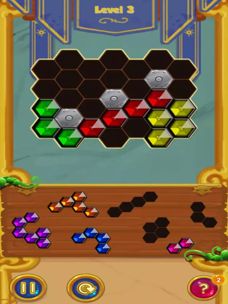 Tangkapan skrin The Queens Jewels iPad 