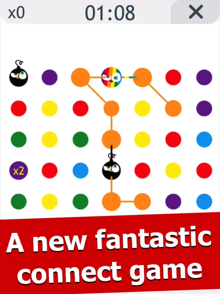 Скриншоты Angry Dots - Free Puzzle Game: Think, Match & Connect iPad 