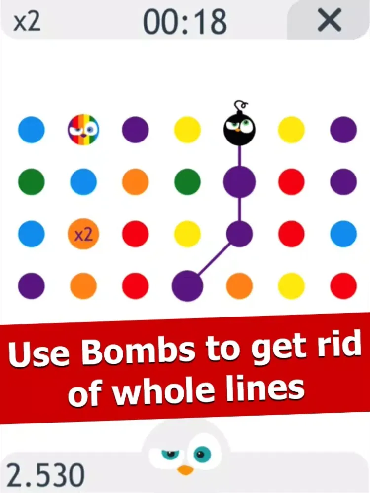 Скриншоты Angry Dots - Free Puzzle Game: Think, Match & Connect iPad 