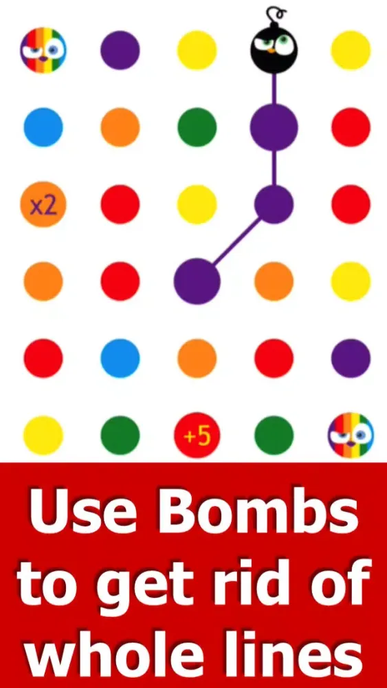Скриншоты Angry Dots - Free Puzzle Game: Think, Match & Connect