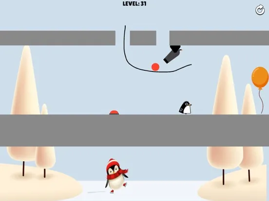 Draw Bridge: Save Penguin iPad  스크린샷
