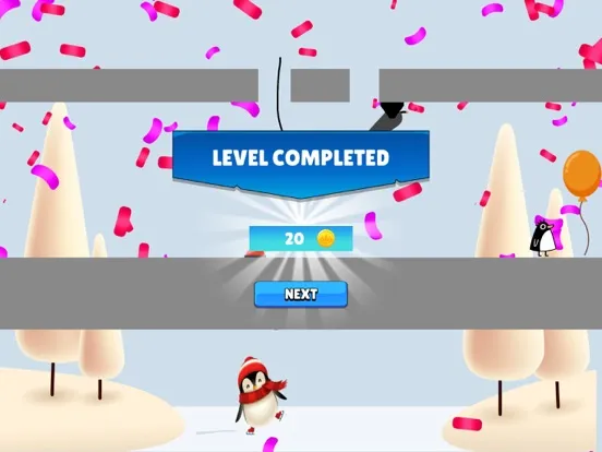 Draw Bridge: Save Penguin iPad  스크린샷