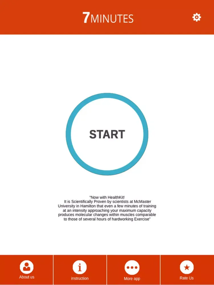 7 Minute Scientific Workout iPad  سکرین شاٹس