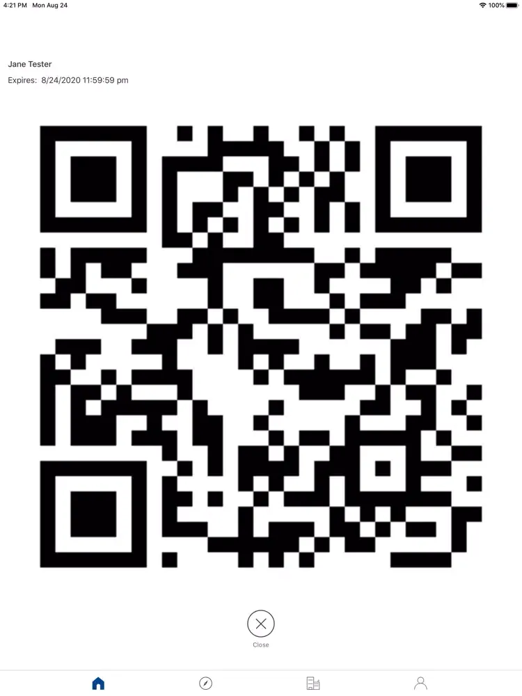 Tangkapan skrin Shorenstein Screen iPad 