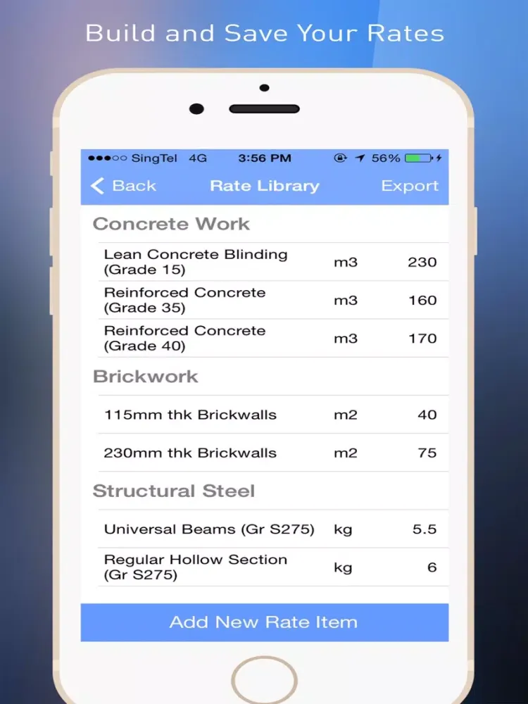 Скриншоты Quantity Surveyor Toolbox iPad 