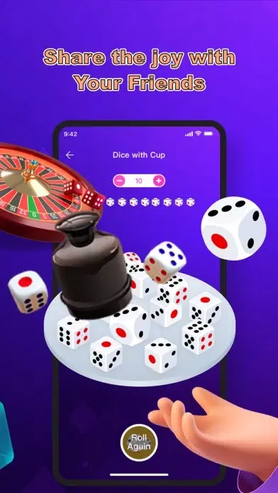 Capturas de pantalla de Dice Roller-Dice Simulator Pro