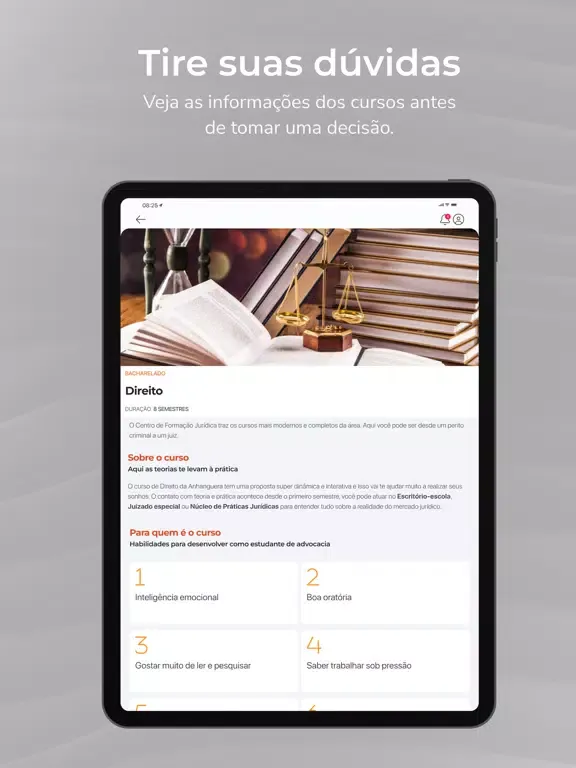Capturas de pantalla de Anhanguera iPad 