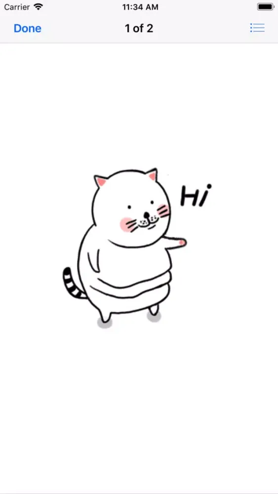 Capturas de tela do Cat Lady Animated Stickers