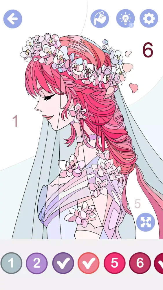 Anime Manga Color by Numbers Screenshots