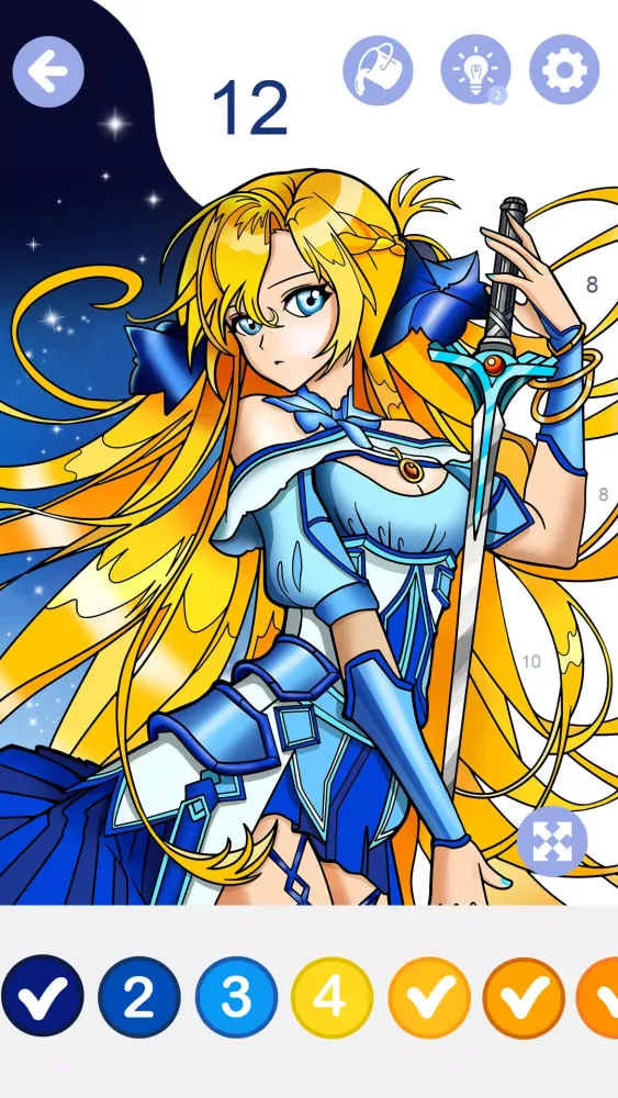 Anime Manga Color by Numbers Screenshots