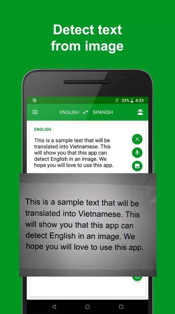Spanish - English Translator Screenshots