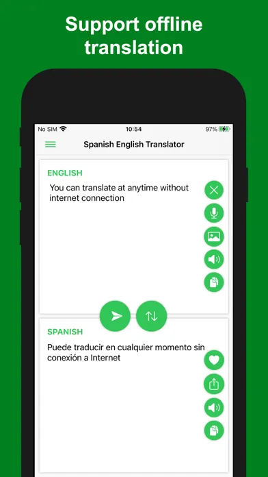 Captures d'écran de Spanish - English Translator+