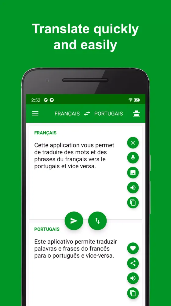 French - Portuguese Translator Screenshots