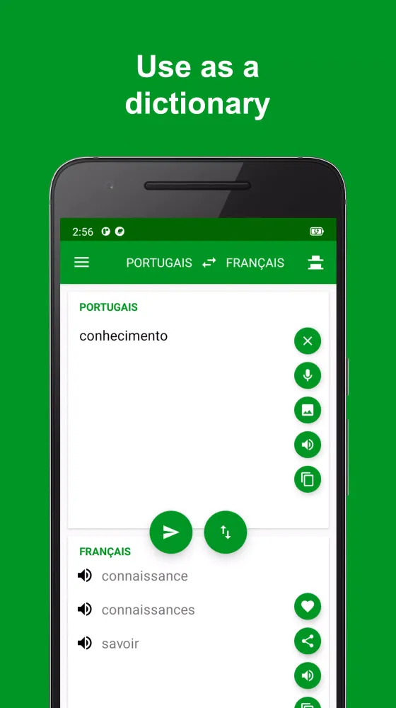 French - Portuguese Translator Screenshots