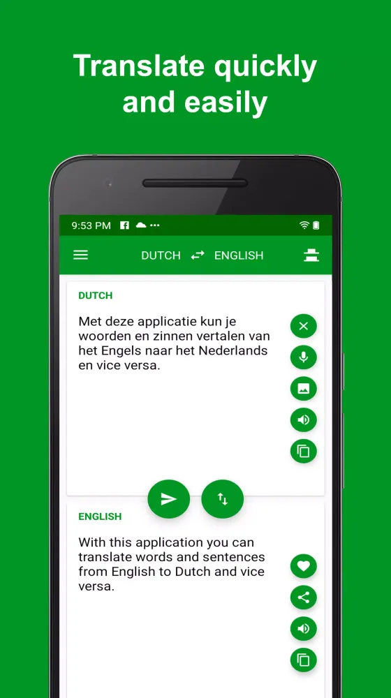 ภาพหน้าจอของ Dutch - English Translator