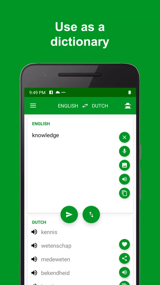ภาพหน้าจอของ Dutch - English Translator