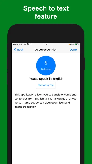 English - Thai Translator 스크린샷