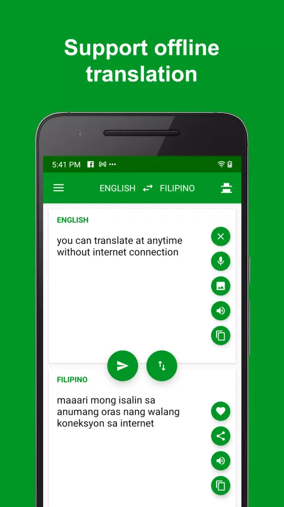 Tangkapan skrin Filipino - English Translator