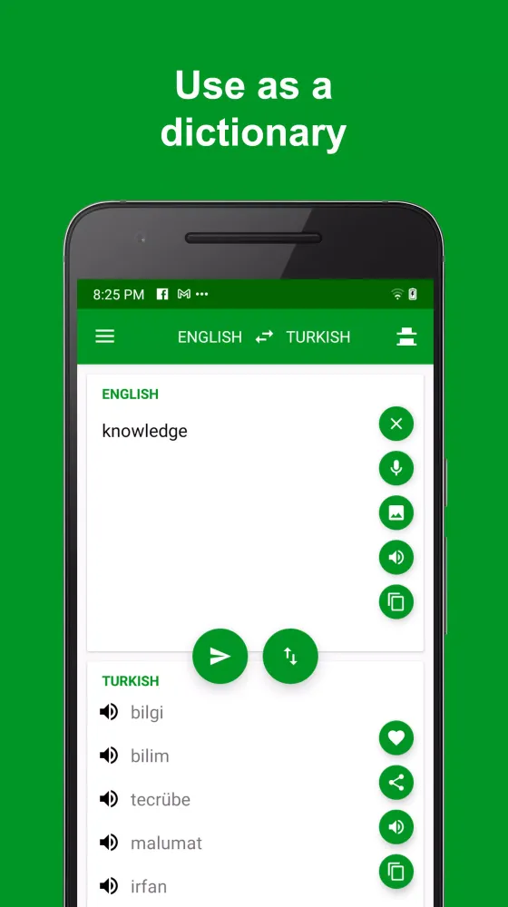 Turkish - English Translator Screenshots