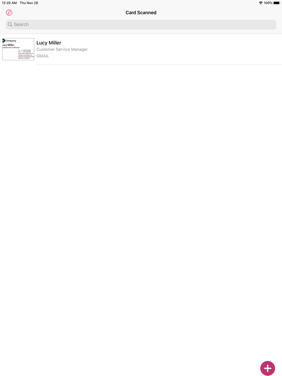 CamCard: Business Card Scanner iPad  スクリーンショット