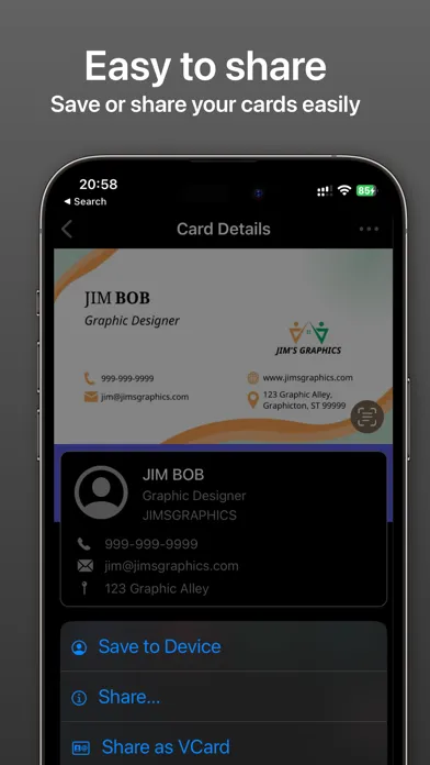CamCard: Business Card Scanner應用截圖
