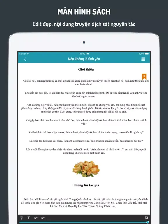 Diệp Lạc Vô Tâm Ngôn Tình 2018 iPad  Screenshots