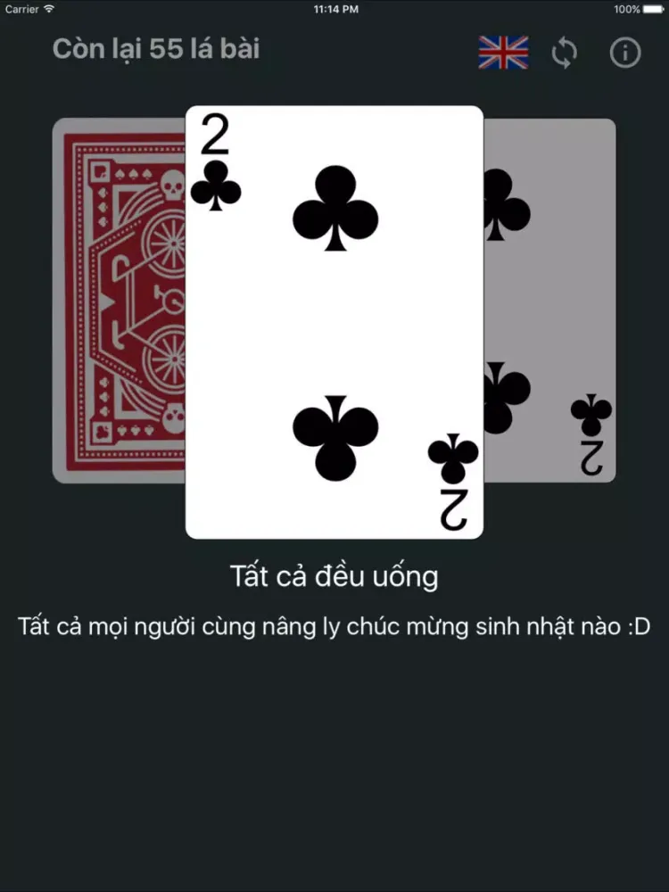 Flip card, drink beer iPad  स्क्रीनशॉट