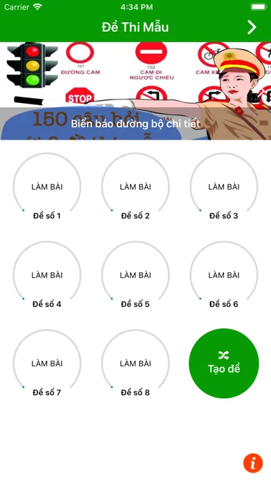 Hướng dẫn ôn thi GPLX hạng A1应用截图