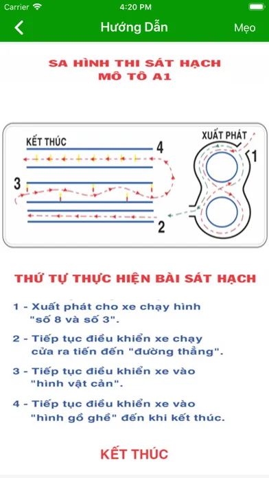 Hướng dẫn ôn thi GPLX hạng A1应用截图