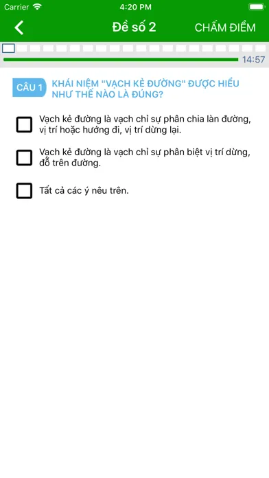 Hướng dẫn ôn thi GPLX hạng A1应用截图