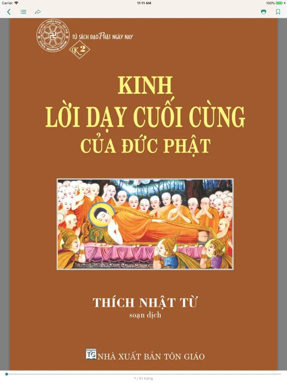 Zrzuty ekranu Kinh sách thầy Thích Nhật Từ iPad 