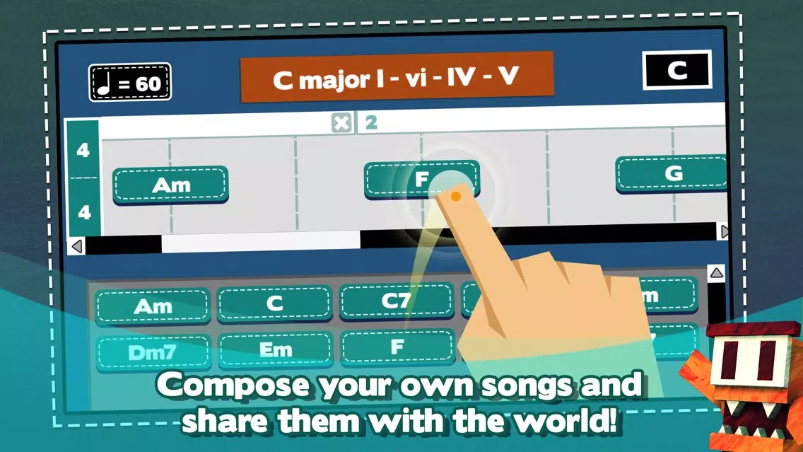 Captures d'écran de Monster Chords: School Edition