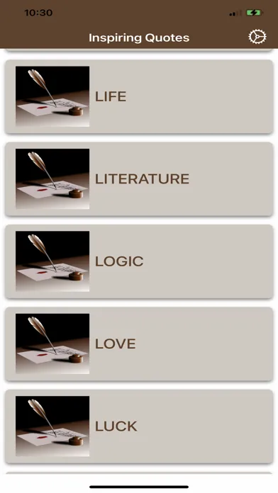 Tangkapan layar 15000+ Inspiring Quotes