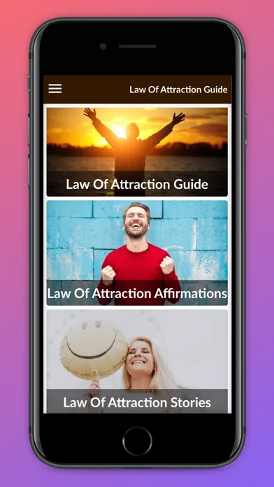 Law Of Attraction Guide. سکرین شاٹس